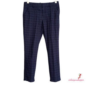 Merona Navy Blue Feminine Eyelet Pants 4